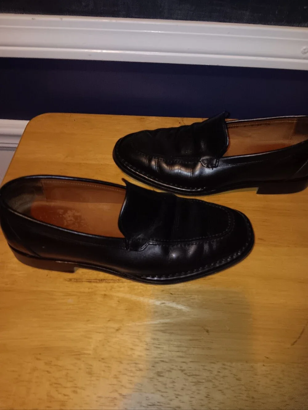Allen Edmonds Vintage Canelli Loafers Size 9